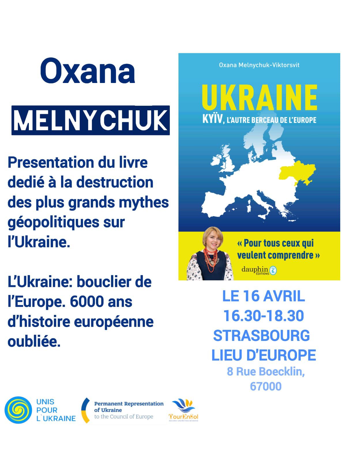 Présentation du livre «UKRAINE: KYÏV, L’AUTRE BERCEAU DE L’EUROPE»