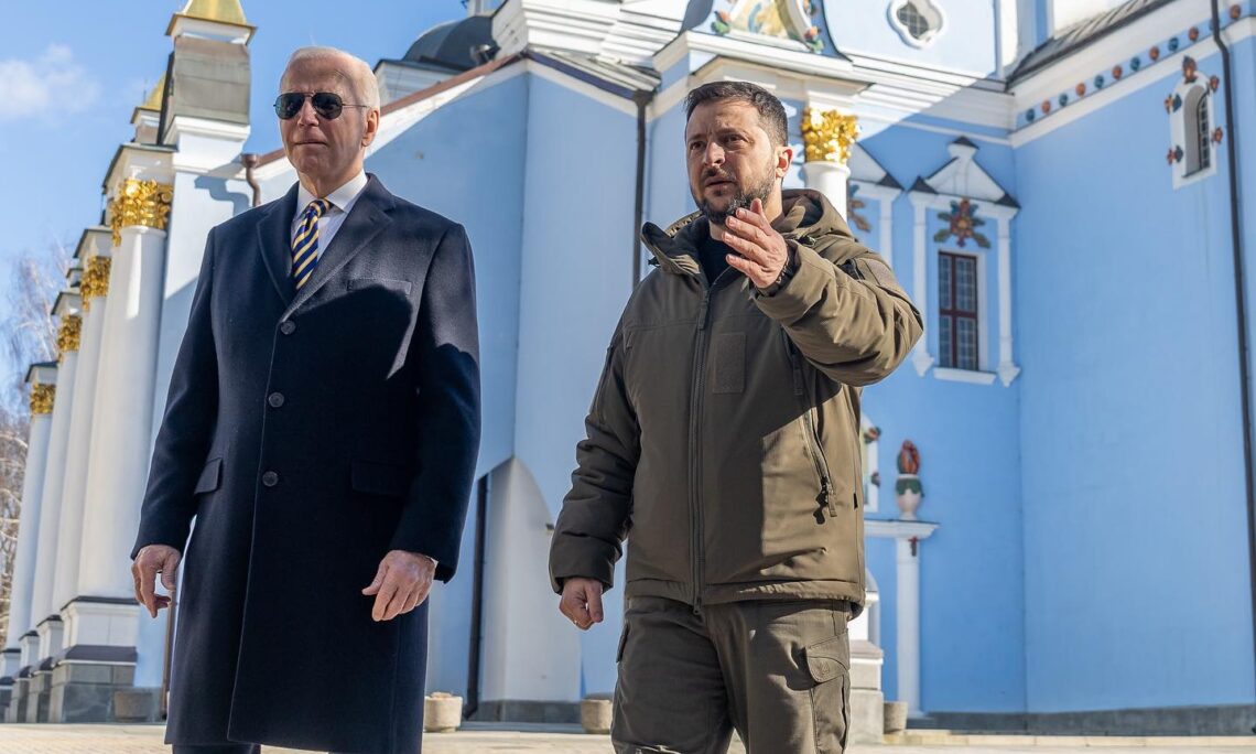 Перші кадри Джозефа Байдена в Києві